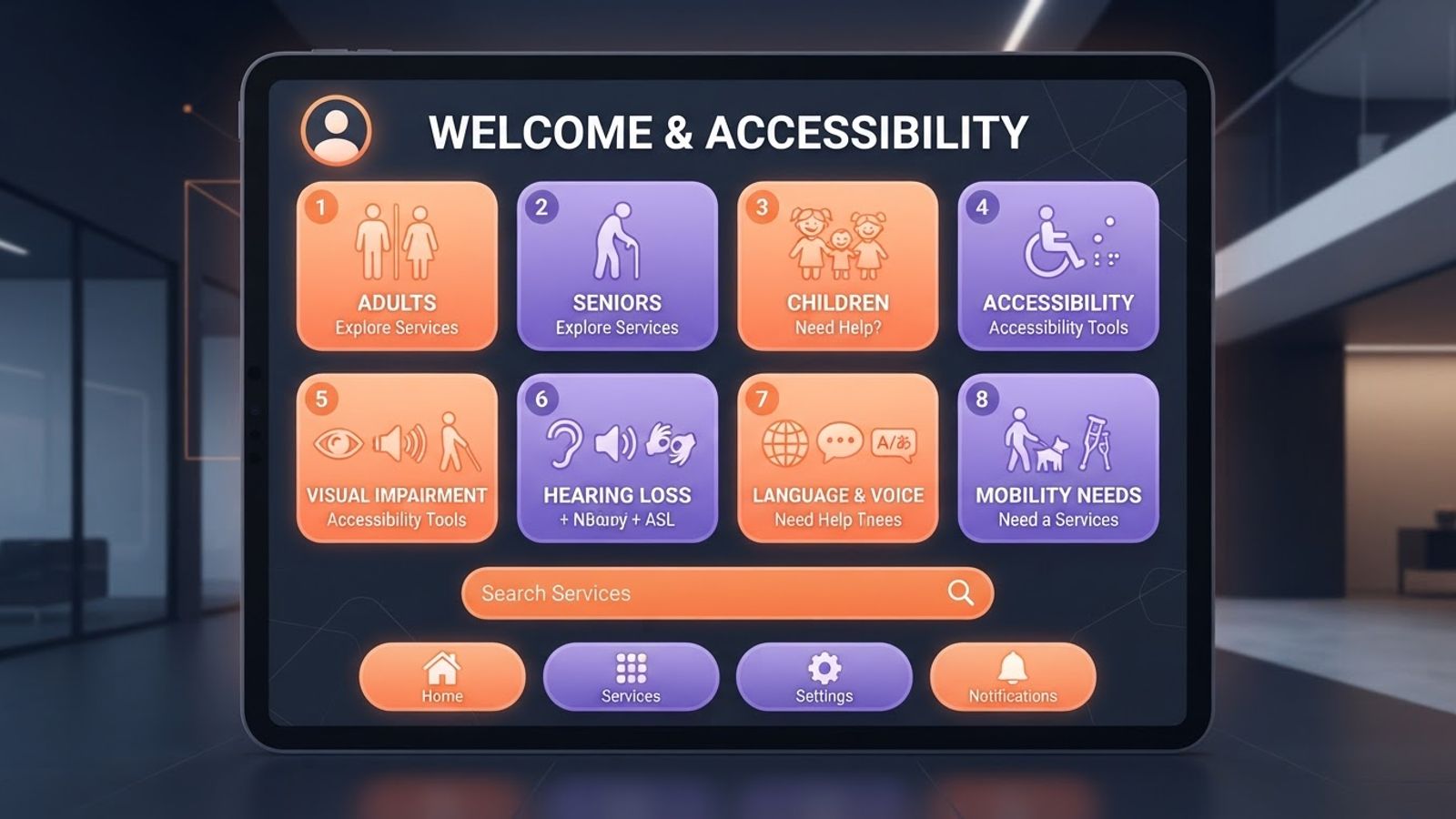 Interface Lucky8 accessible à tous les joueurs